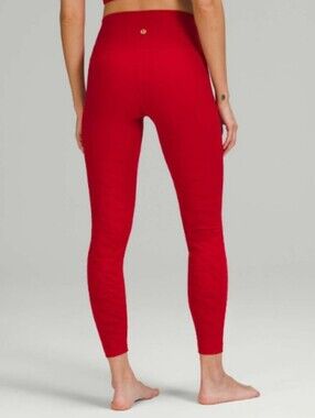 Lululemon Lunar New Year Wunder Under Leggings 25" Gold Logo